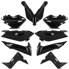 Kit carrosserie TNT noir brillant 10 pièces pour Yamaha XMAX 125/250/400cc 2014-2017