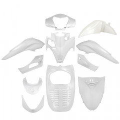 Kit carrosserie TNT 11 pièces blanc perle pour Honda SH 300 i 2007-2010