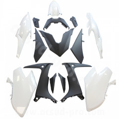 Kit carrosserie TNT blanc compétition 15 pièces Yamaha TMAX 560 2020-2021