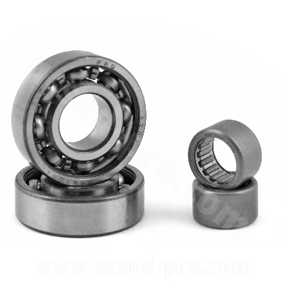 Kit roulements boite de vitesse Carenzi Moteur euro 2 / euro 3 Derbi Senda / GPR / Gilera 50 SMT / RCR