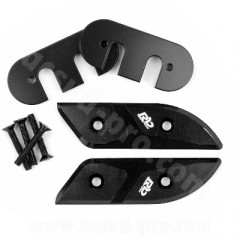 Obturateurs de rétroviseur RB Max noir x2 pour Yamaha T-Max 530 2012-2017