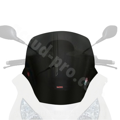 Pare brise sport fumé Faco adapt. Piaggio MP3 400 / 250cc 2006-2010