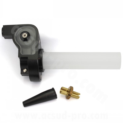 Poignée gaz NoEnd aluminium couleur noir