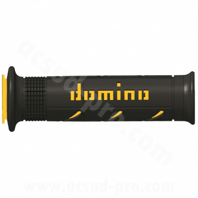 Revêtements poignée Domino bi-composants noir/jaune A250 120mm/125mm
