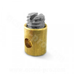 Serre câble Domino laiton diamètre 5mm