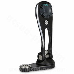 Support de téléphone adaptable noir pour rétroviseur universel