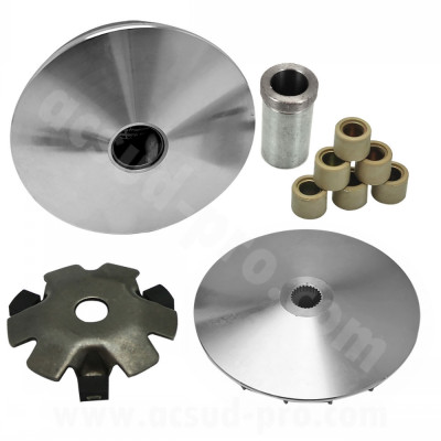 Variateur TNT original GY6 137QMB pour scooter Peugeot 50 Tweet 4T / Vivacity 4T / Speedfight 4T / SYM 50 Jet 4T / Fiddle 2 4T / Fiddle 3 4T / Orbit 2 4T / Mio 4T / Crox 4T / Symphony ST 4T / X-Pro 4T / Allo 4