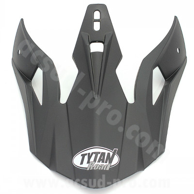 Visière casque cross adaptable noire mat