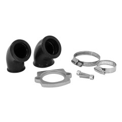 Pipe admission adaptable 24/32mm orientable 360° pour scooter Piaggio/Gilera 2 temps