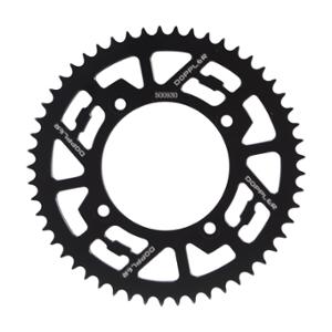 Couronne Doppler 09 420 53 dents D100 4 fix alu noir pour Beta Factory/RR SM après 2005