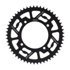 Couronne Doppler 09 420 53 dents D100 4 fix alu noir pour Beta Factory/RR SM après 2005