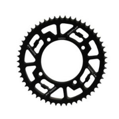 Couronne Doppler 09 428 53DTS D100 4 fix alu noir pour Beta Factory/RR SM après 2005