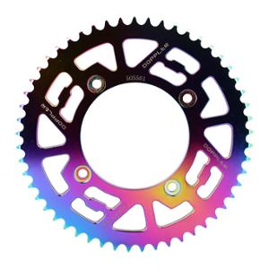 Couronne Doppler 09 420 53 dents D100 4 fix alu neochrome pour 50 à boîte Beta Factory / RR SM après 2005