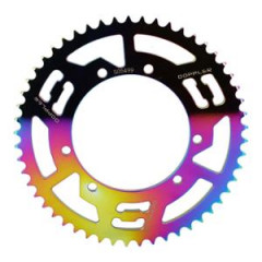 Couronne Doppler 05 428 53 dents D110 fix 3x2 alu neochrome pour Sherco Enduro/SM