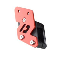 Guide tendeur chaîne Doppler rouge pour mécaboite Derbi Senda 00->/RX/SX 06>/SMT/RCR 10>