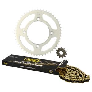 Kit chaîne Afam 420 11X51 D100/4 Fix Démultiplication d'origine pour Beta 50 RR Racing après 2005