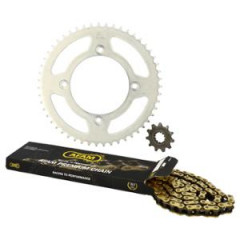 Kit chaîne Afam 420 11X51 D100/4 Fix Démultiplication d'origine pour Beta 50 RR Racing après 2005