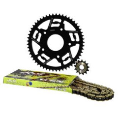 Kit chaîne Doppler Alu 420 13x53 DTS D62/5 Fix-Alu Noir pour Mécaboite XR7/XP7 SM/XPS 2005-2008/MRT 11