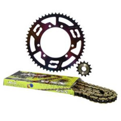 Kit chaîne Doppler alu 428 13x53 dents d110 fix 3x2 neochrome pour Sherco enduro/SM