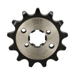 Pignon Doppler 13 dents 420 coating noir pour 50 à boîte Derbi Senda / GPR / GSM après 1999