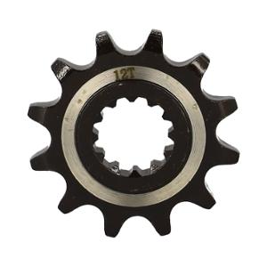 Pignon Doppler 12 dents A12 420 coating noir pour 50 à boite AM6