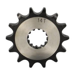 Pignon Doppler Coating noir 14 dents 428 pour boîte AM6