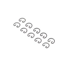 Clips piston doubleg adaptable diamètre 10 (sachet de 10) pour scooter Booster, BW's, Stunt, Slider, Rocket