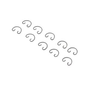 Clips piston doubleg adaptable diamètre 12 (sachet de 10) pour AM6 / Derbi Senda Euro2 / Euro3 / Euro4 / 103