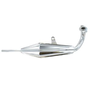 Pot adaptable à bride - flute vintage chrome homologué CE pour cyclo 103 Vogue/SP/MVL