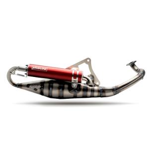 Pot Yasuni silencieux rouge Carrera 10 A/C pour scooter Ludix / Vivacity 3 / Fight 3 4 / Kisbee