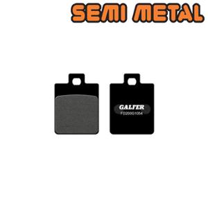 Plaquettes de frein Galfer 05 G1054 AV pour scooter Zip/ET2/4, LX2/4, MP3, Vespa + AR pour NRG/Stalker