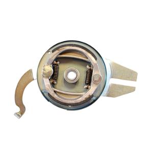 Flasque de frein adaptable moyeu diamètre 80 type leleu pour mobylette MBK 51 (avec mâchoires)