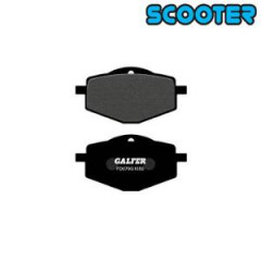 Plaquettes de frein Galfer 70 g1050 arrière pour scooter Vitality / Agility 10p / 12p / Dink / Xpower / TZR