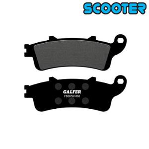 Plaquettes de frein GALFER FD207G1050 AV 125 Pantheon / 250 Jazz / Foresight / Silverwing