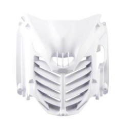 Cache intérieur / grille radiateur YAMAHA / MBK blanc 5BRF837N4000 pour scooter Nitro/Aerox avant 2013