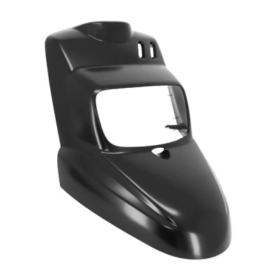 Tablier avant adaptable noir mat pour scooter MBK 50 Booster 2004+ et Yamaha 50 BWS 2004+