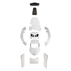 Kit carrosserie BCD blanc (8 pièces) pour scooter Booster/BW's après 2004