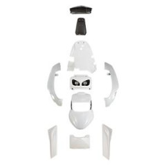 Kit carrosserie BCD blanc (8 pièces) pour scooter Booster/BW's après 2004