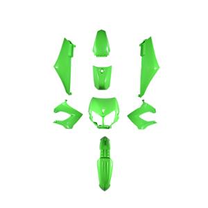 Kit carrosserie Tun'r vert pour Derbi Senda Xtreme/Xrace 50 à boîte (2000-2011) et DRD avant 2006