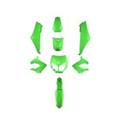 Kit carrosserie Tun'r vert pour Derbi Senda Xtreme/Xrace 50 à boîte (2000-2011) et DRD avant 2006