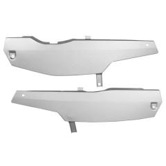 Capotage latéral adaptable gris pour mobylette MBK 51 (x2)