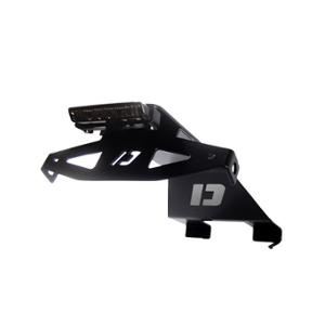 Passage de roue Doppler Aluminium noir avec feu arrière - Adapté MRT/MRT Pro/Marathon ->22