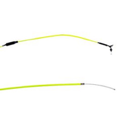 Câble de transmission gaz Doppler complet jaune fluo scooter Booster/BW's après 2004