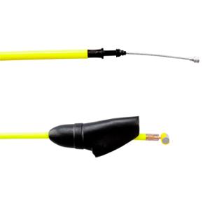 Câble de transmission embrayage Doppler Teflon jaune fluo adapté Derbi Euro3/Euro4