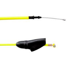 Câble de transmission embrayage Doppler Teflon jaune fluo adapté Derbi Euro3/Euro4