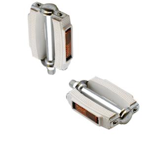Pédales adaptable 687H blanc pas BSC pour mobylette 103