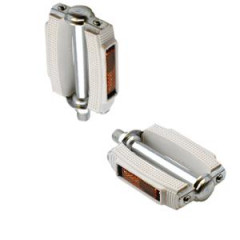 Pédales adaptable 687H blanc pas BSC pour mobylette 103