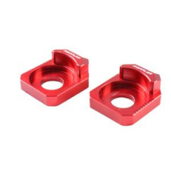 Tendeurs chaine Doppler Acier - Alu Rouge (x2) pour 50 à boite Beta RR Bras Oscillant