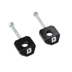 Tendeur de chaîne Doppler Alu noir - Axe 15mm - Adapté Derbi Senda/SMT/RCR/RX/SX