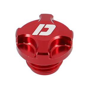 Bouchon huile Doppler Alu CNC Rouge adapt. AM6